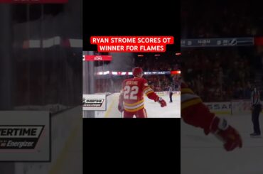 RYAN STROME SCORES OT WINNER FOR FLAMES OVER LIGHTNING