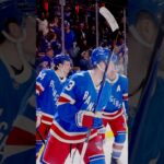 LAF RIGHT ON TARGET 🎯 #nyr #hockey #nhl #goal