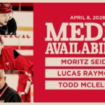 Moritz Seider, Lucas Raymond, Todd McLellan Practice Media | April 8, 2026