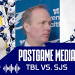 Postgame Media vs SJS | Point, Raddysh, Cooper