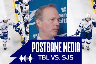 Postgame Media vs SJS | Point, Raddysh, Cooper