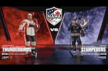 NAHA 2025-26 Season - Albuquerque Thunderbirds (19-13-4) @ Halifax Stampeders (18-15-3)