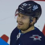 Scheifele bats own rebound out of mid-air for Jets beauty goal