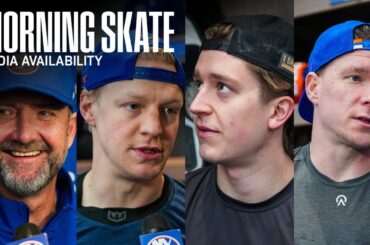 New York Islanders Morning Skate Availability | NYI vs TOR
