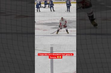 I hope this isn’t Ovechkin’s last game in Toronto 😭