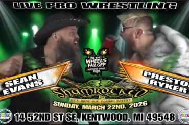 Sean Evans vs Preston Ryker | DONNYBROOK Match 🔥  | Shamrocked | Lethal Lucha