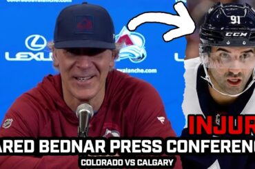 Jared Bednar Give Kadri Injury UPDATE, Presidents Trophy, Resting Guys & More Before Avs vs Flames