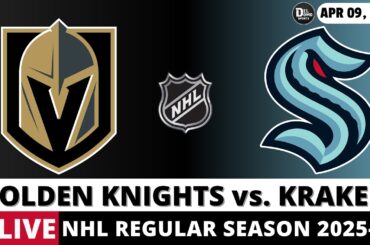 VEGAS GOLDEN KNIGHTS VS SEATTLE KRAKEN LIVE 🏒 NHL Game Score Radio Play-by-Play
