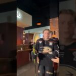 Leo Carlsson and Tristan Luneau first walk out #anaheimducks #nhl #hockey #shorts #short