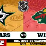 🔴LIVE : Minnesota Wild Vs Dallas Stars | NHL 2026 | NHL Live SCOREBOARD