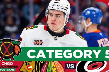 BLACKHAWKS POSTGAME: Frondell’s Multi-Goal Game NOT ENOUGH in Blow Out vs CAR | CHGO Blackhawks