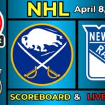 🔴 Buffalo Sabres vs New York Rangers LIVE | NHL Hockey | April 8, 2026 | Live SCOREBOARD