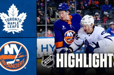 Maple Leafs vs. Islanders | NHL Highlights | April 09, 2026