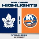 NHL Highlights | Maple Leafs vs. Islanders - April 9, 2026