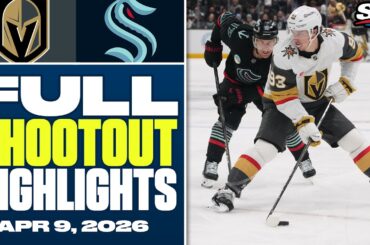 Vegas Golden Knights at Seattle Kraken | FULL Shootout Highlights - April 9, 2026