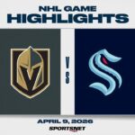 NHL Highlights | Golden Knights vs. Kraken - April 9, 2026