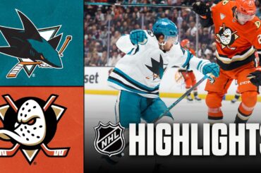 Sharks vs. Ducks | NHL Highlights | April 09, 2026