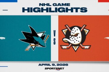 NHL Highlights | Sharks vs. Ducks
