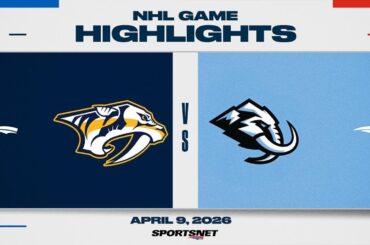 NHL Highlights | Predators vs. Mammoth - April 9, 2026