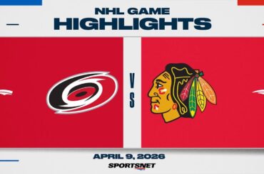 NHL Highlights | Hurricanes vs. Blackhawks - April 9, 2026