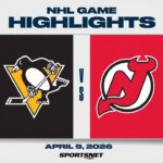 NHL Highlights | Penguins vs. Devils - April 9, 2026