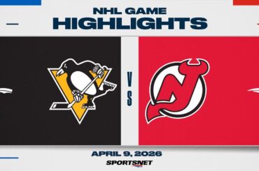 NHL Highlights | Penguins vs. Devils - April 9, 2026