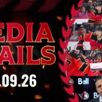 Thomas Chabot, Fabian Zetterlund, Jake Sanderson, Travis Green Postgame Media vs FLA