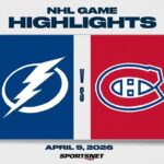 NHL Highlights | Lightning vs. Canadiens - April 9, 2026