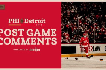 Dylan Larkin, Moritz Seider, Todd McLellan Post Game Comments vs. PHI | April 9, 2026