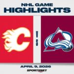 NHL Highlights | Flames vs. Avalanche - April 9, 2026