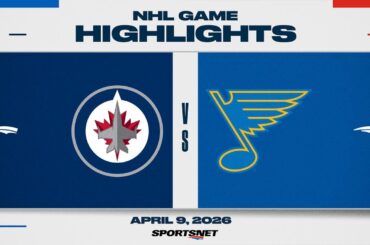 NHL Highlights | Jets vs. Blues - April 9, 2026