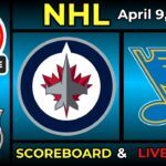 🔴 Winnipeg Jets vs St. Louis Blues LIVE | NHL Hockey | April 9, 2026 | Live SCOREBOARD