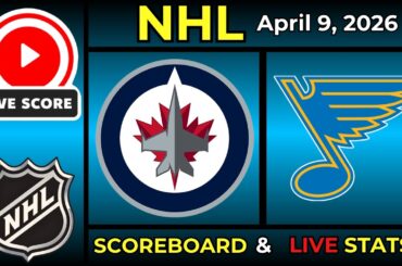 🔴 Winnipeg Jets vs St. Louis Blues LIVE | NHL Hockey | April 9, 2026 | Live SCOREBOARD