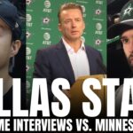 Jason Robertson, Glen Gulutzan & Dallas Stars Recap "Playoff Preview Feel" Win vs. Minnesota Wild
