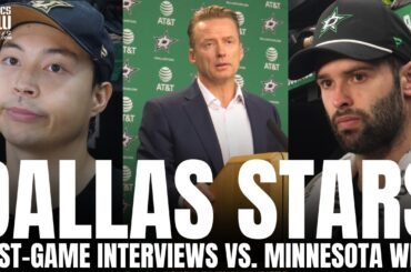 Jason Robertson, Glen Gulutzan & Dallas Stars Recap "Playoff Preview Feel" Win vs. Minnesota Wild