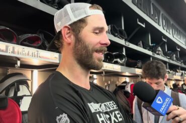 Joel Edmundson Reacts to Kings' Win Over Canucks