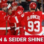 LARKIN'S HAT-TRICK, SEIDER'S 5 POINTS & DEBRINCAT'S 40TH GOAL! Red Wings thrill in win over Flyers