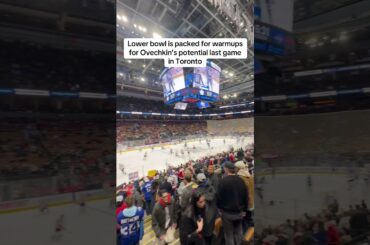 Toronto showed up for Ovechkin! #magzy #ovi #ovechkin #capitals #hockey