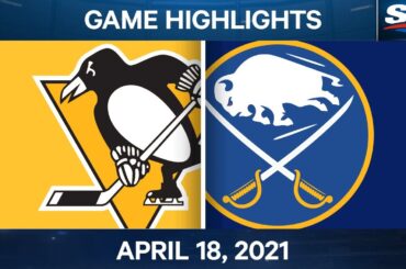 NHL Game Highlights | Penguins vs. Sabres - Apr. 18, 2021
