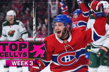 Cellys of the Week | Week 3 | Pastrnak, Hughes, Mete | NHL