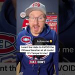 I want the Habs to avoid the Ottawa Senators!!