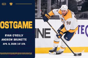 Ryan O’Reilly and Andrew Brunette - Postgame: April 9, 2026