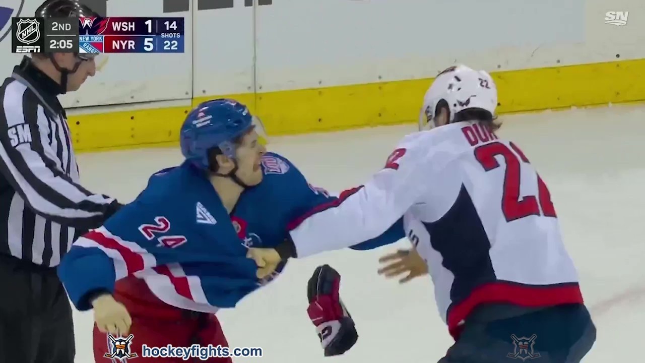 Brandon Duhaime vs Tye Kartye | APr 05, 2026 | Washington Capitals vs New York Rangers