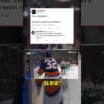 "About a week too late for Morgan Rielly" as Toronto's D-Man drops the gloves wi