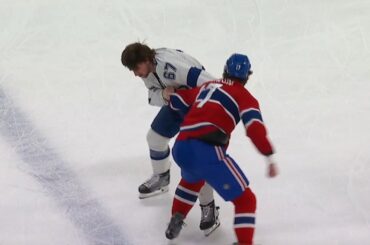 Josh Anderson Drops The Gloves With Declan Carlile