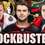 NICO HISCHIER TRADE TO MINNESOTA WILD OR OTTAWA SENATORS? QUINN HUGHES OR BRADY TKACHUK TO DEVILS?