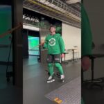 We made a makeshift putting green after practice in honor of Masters Weekend ⛳️