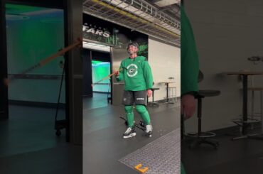 We made a makeshift putting green after practice in honor of Masters Weekend ⛳️