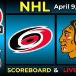 🔴 Carolina Hurricanes vs Chicago Blackhawks LIVE | NHL Hockey | April 9, 2026 | Score
