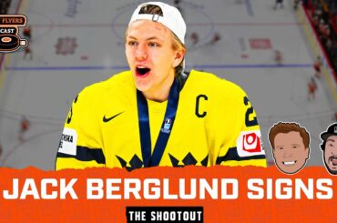 Could Flyers Prospect Jack Berglund DEBUT In NHL? Philadelphia Signs Swedish Center To Contract